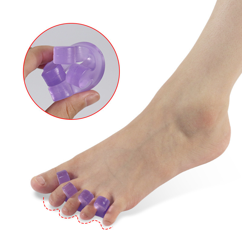 Foot Valgus Split Toe Fixator Toe Overlapping Corrector Three-Hole Blue Corrector Big Foot Bone Separator Wholesale
