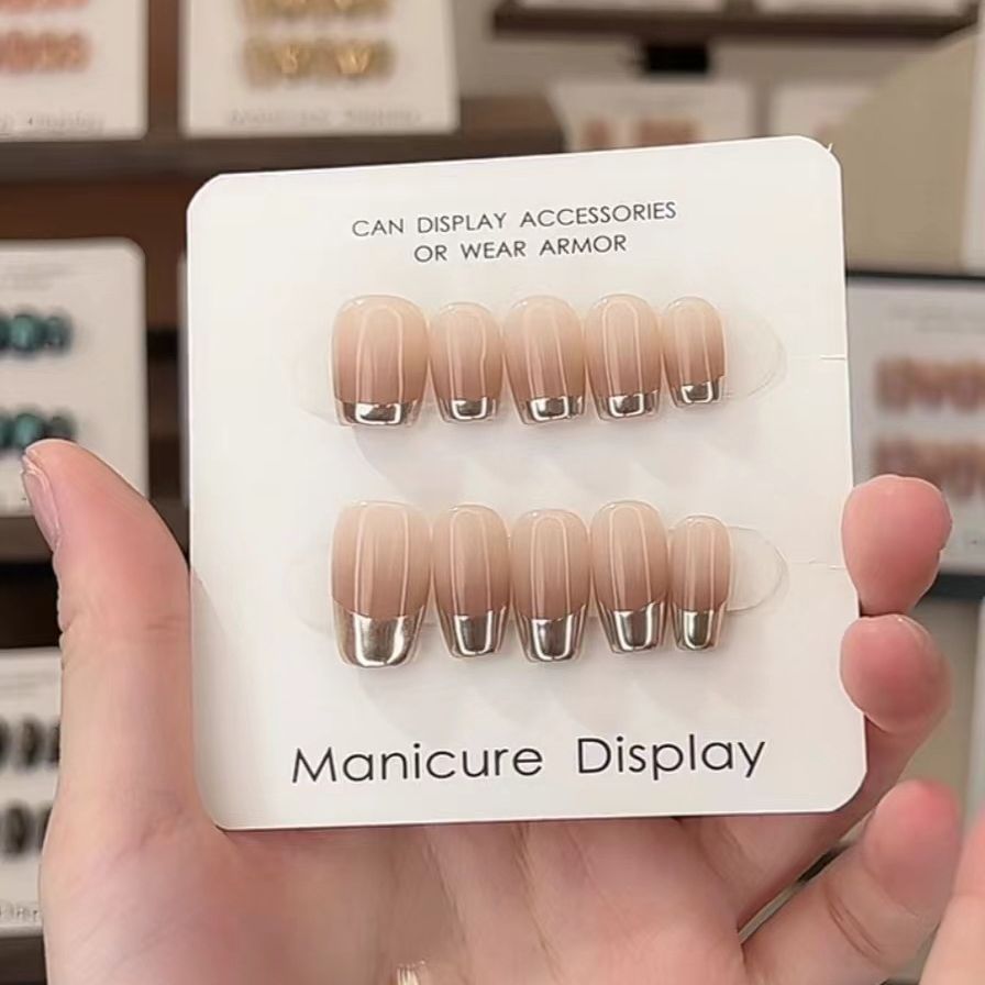 Yiyi Dance 10 piezas de uñas hechas a mano, terapia de luz, uñas, dopamina, uñas, uñas, parches al por mayor