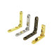 5.5*30*5.5mm golden high-gloss zinc alloy hinge 90 degree long brick longitudinal hinge