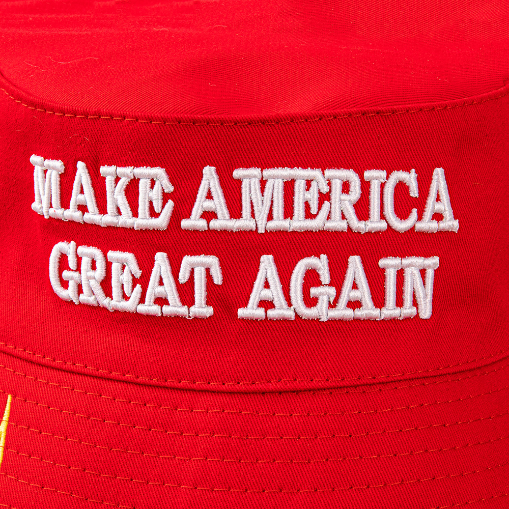 Make America Great AGAIN basin election red fisherman hat 3D thorn_voghion.com