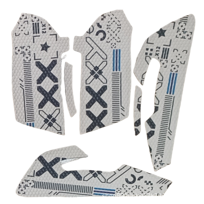 Adecuado para la versión con cable de Thunder Snake Viper 8K versión inalámbrica Ultimate mouse etiqueta antideslizante con estampado de veneno Mini etiqueta antideslizante