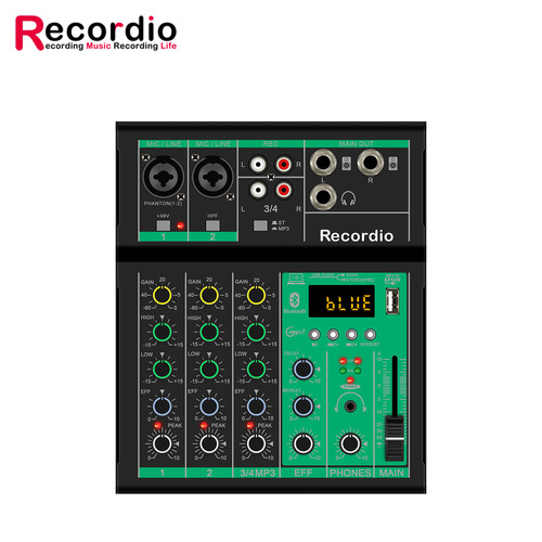 GAX-A4 professional digital small mixer with sound card mobile phone karaoke live broadcast multi-function all-in-one equipment set