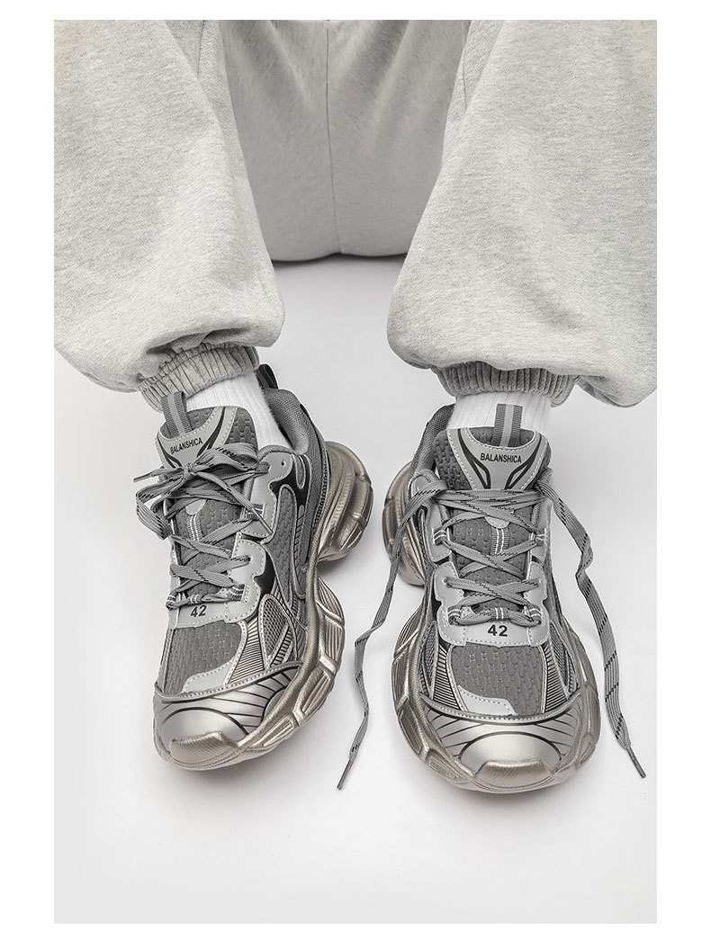 Spring New Trendy All Match Men S Shoes Paris Couple Style Daddy Shoes Simple Casual Women S Shoes One Drop_voghion.com