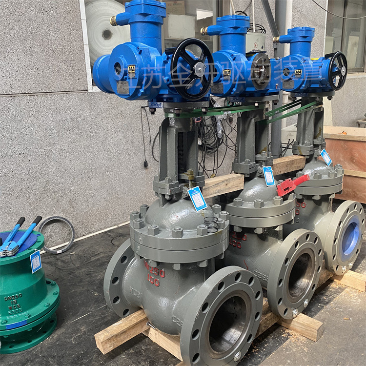 矿用隔爆兼本安型一体化电动闸阀MZ941H-40 DN250阀门驱动装置
