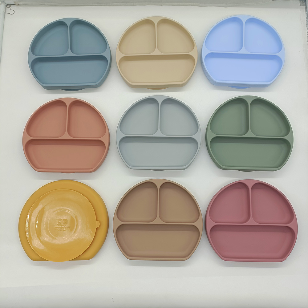 幼儿童分格吸盘一体式