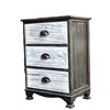 Manufacturer directly for retro wooden cabinet bedroom drawer storage cabinet fighting cabinet solid wood bedside table