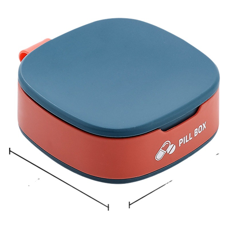 Portátil pequeña caja de la píldora suministros para el hogar de viaje caja de la medicina de silicona Mini caja sellada objeto caja de almacenamiento de la medicina