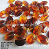 18*23mm Press Bian Amber Oval flat beads Amber Amber Egg -shaped DIY Beads Flat -Flatable Amber Bead