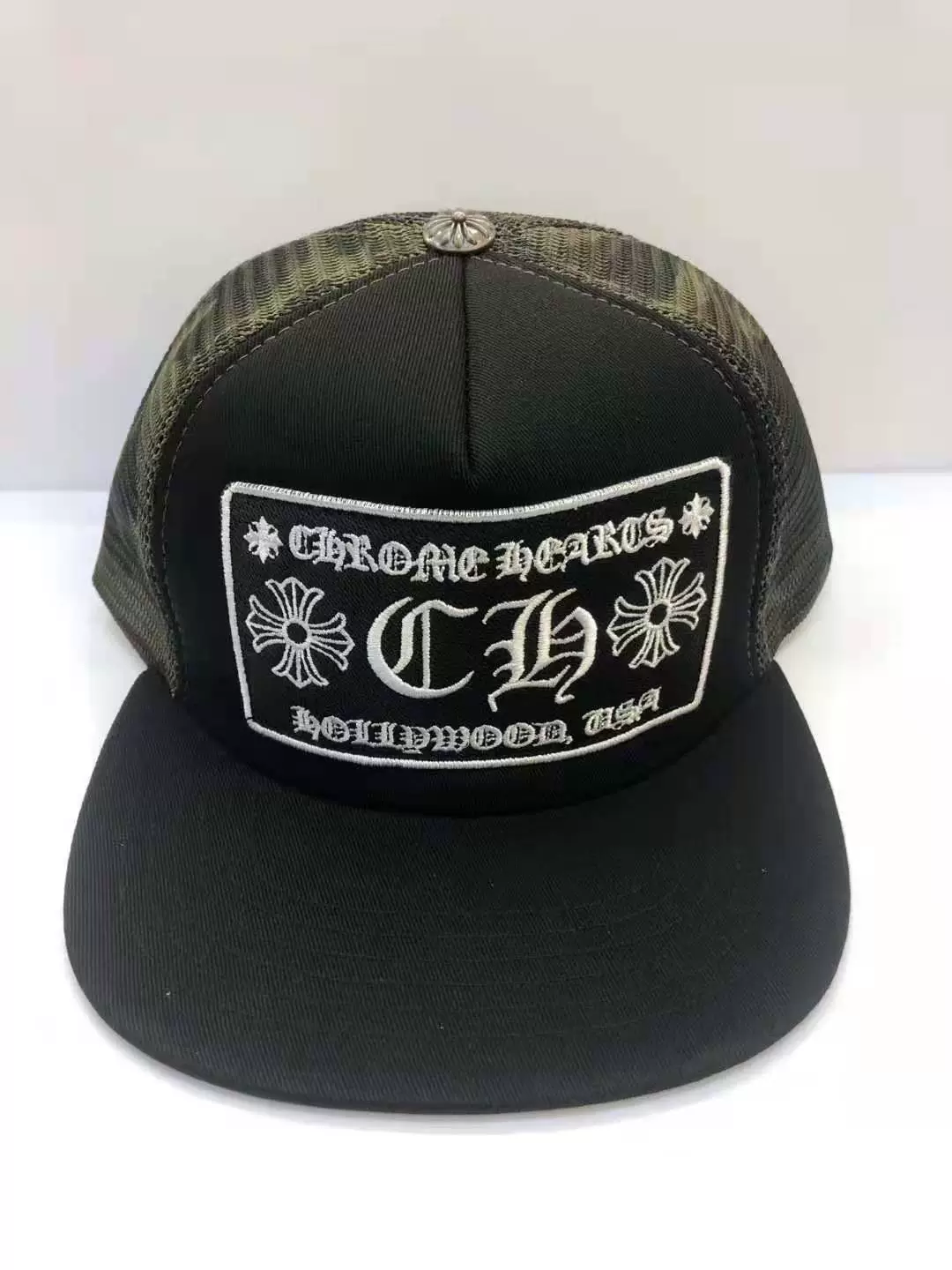24SSChrome Hearts шляпа санскрит вышивка цветной блок кепка пара модель кросс-бордер единый размер хлопок Гуанчжоу