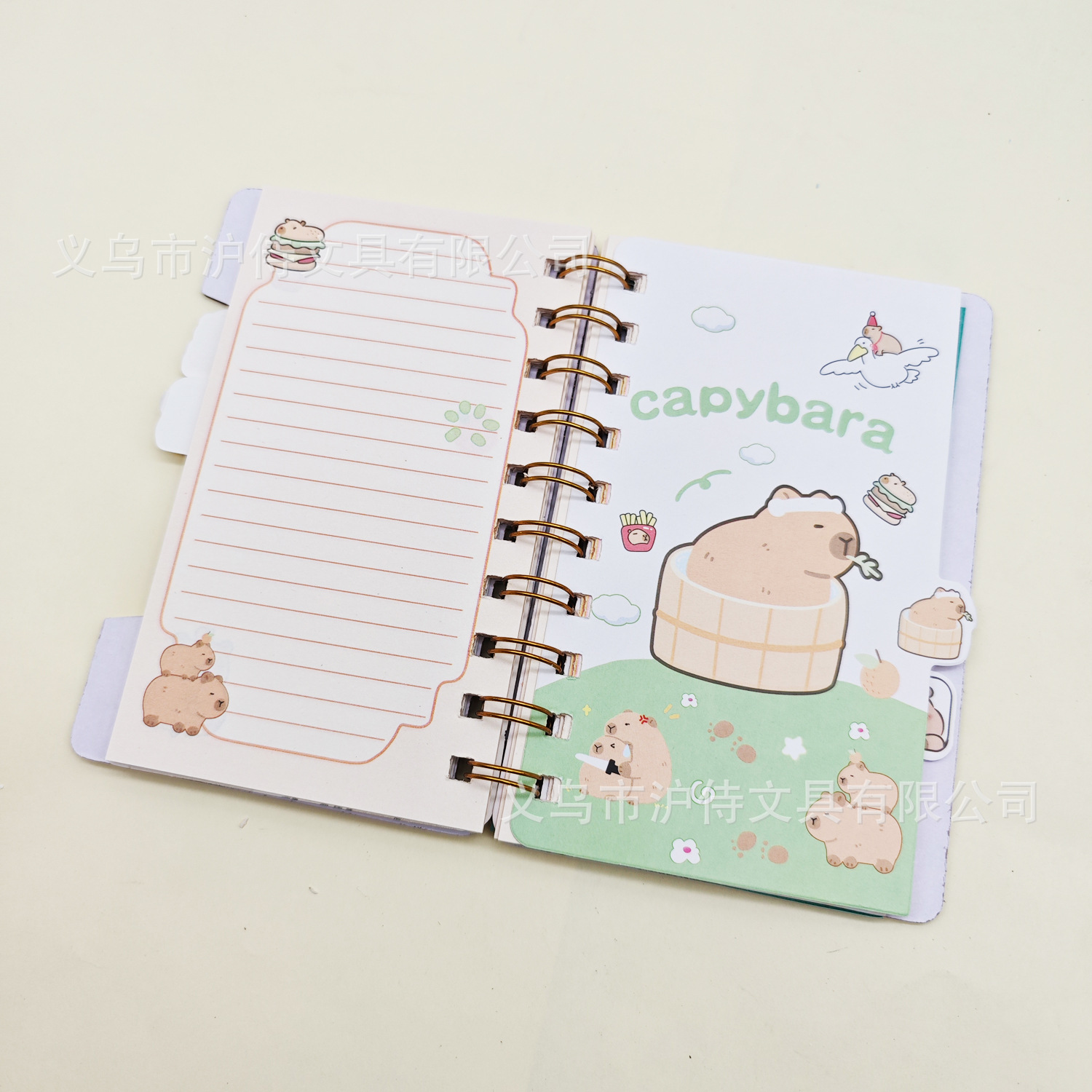 Cuaderno de Espiral con Estampado Dorado 48K para Estudiantes y Oficina image 2