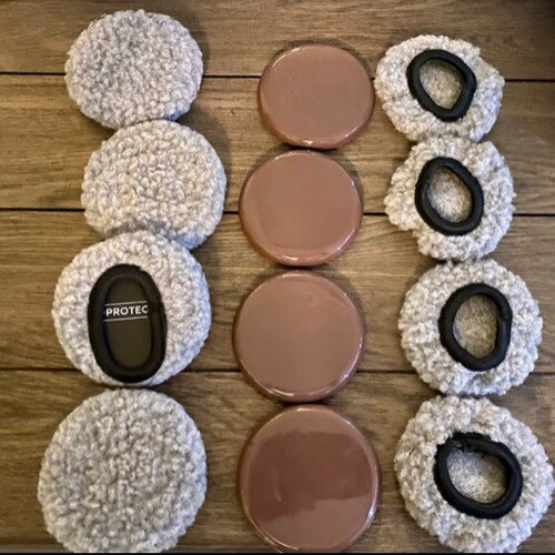 Chair leg cushion silent, wear-resistant, anti-slip protective cover, sliding furniture track pad, heavy object push pad, gliding pad