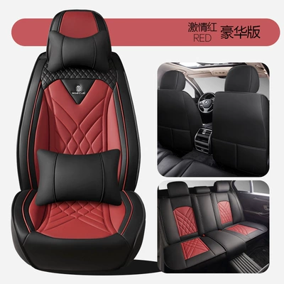 Four Seasons Pad: Cushion Cover Fully Covered Seat Cover - passion-red-deluxe-edition-1