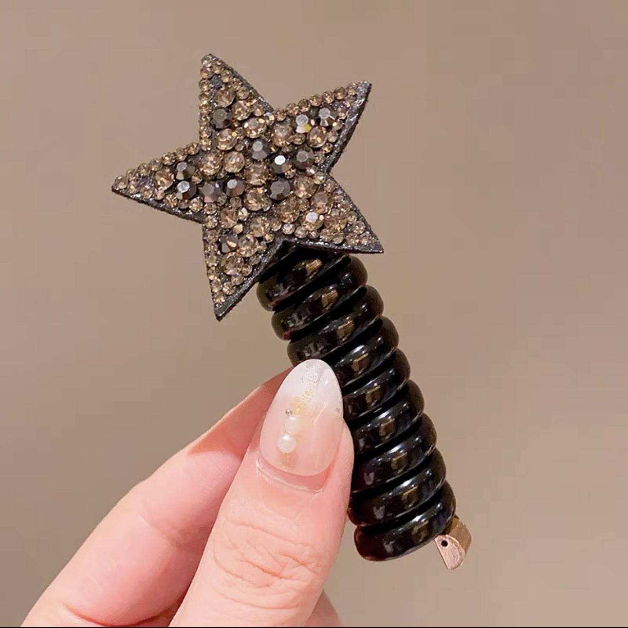 Cabina telefónica bucle de cabello in adorable esmerizado para estudiantes de la escuela primaria cabello de caballo anillo de goma morandi antideslizante