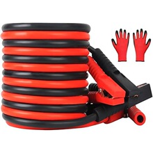 霖峻旺汽车电瓶搭火线1500A三米搭铁接线 防冻铜包铝过江龙打火线