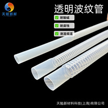 PFA波纹管 FEP波纹然管 特氟龙乳白波纹管 透明四氟波纹管 耐高温