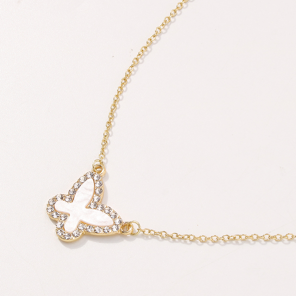 fashion letter X diamondstudded necklacepicture8