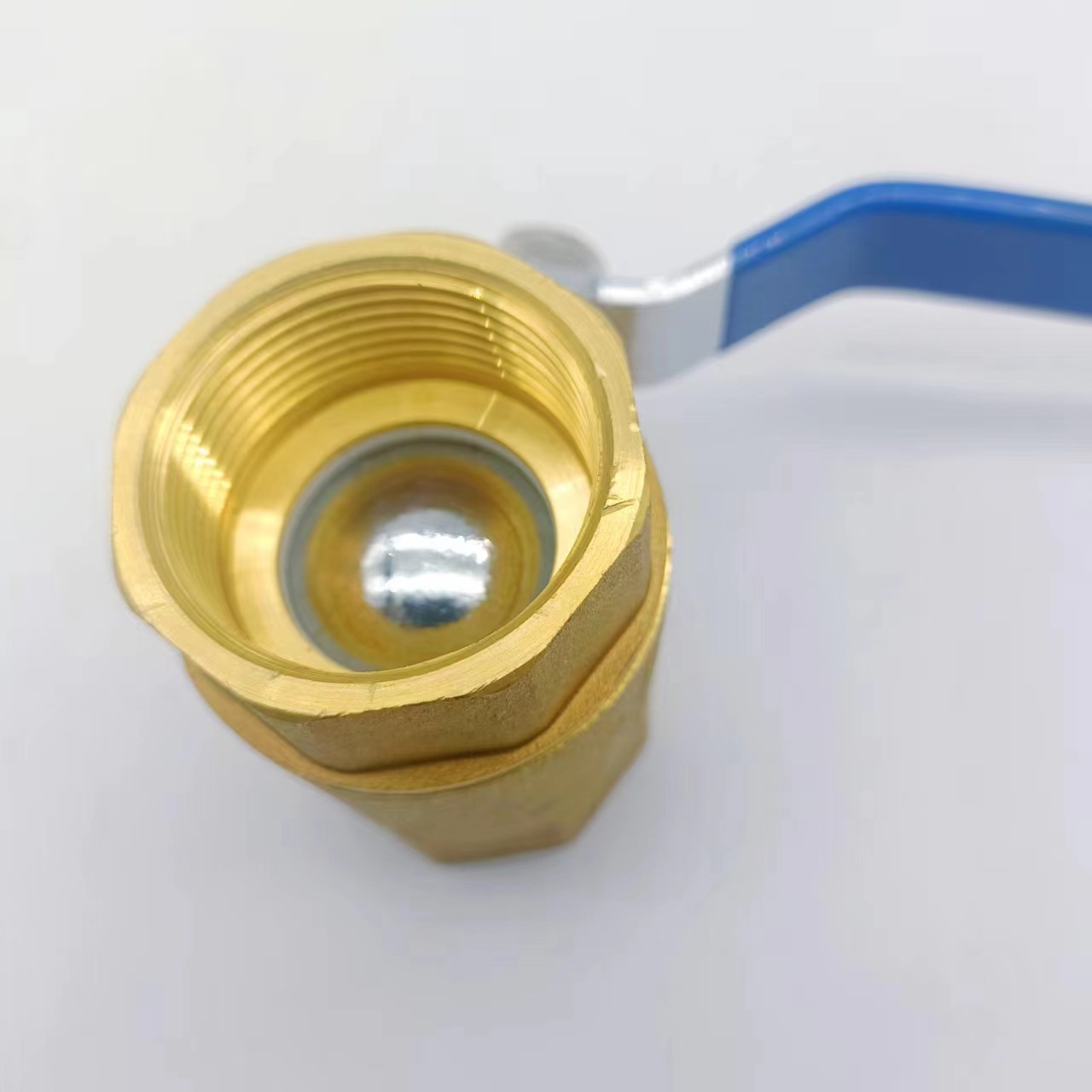 加厚銅球閥4分6分1寸2寸自來水閥水開關黃銅雙內絲閥門DN15 20 25