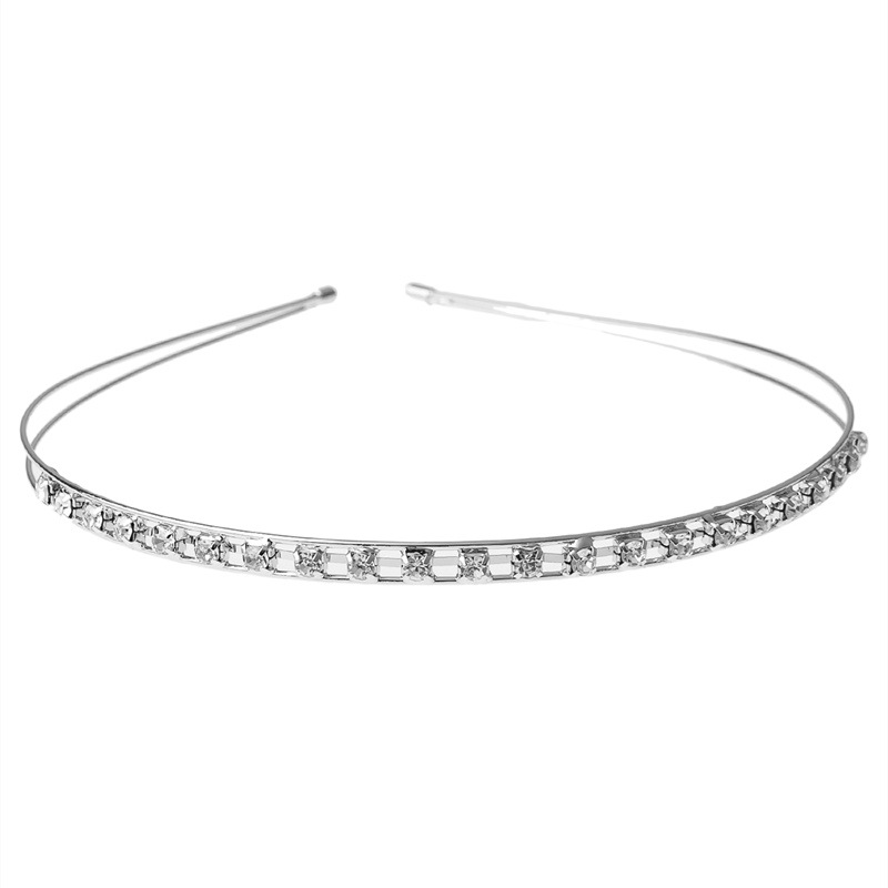 Amazon nuevo rhinestone perla diadema nupcial joyería de doble capa fina diadema de los niños corona tocado lote de fábrica