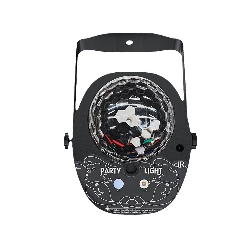 Nueva atmósfera transfronteriza luz láser mini bola mágica de cristal Luz de proyección DE Navidad luz colorida giratoria LED luz de la etapa