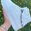 Sports white shoes, decorations, chain, footwear, accessory, wholesale