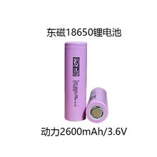 18650鋰電池2600mAh動力48V批發廠家東磁電瓶電動車儲能電池組燈