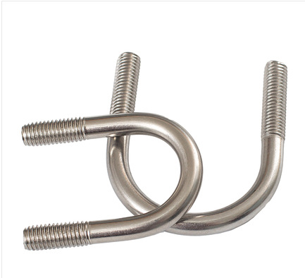 304不锈钢U形螺丝 U型卡 U型螺栓M6 U型管卡 管夹 M6M8