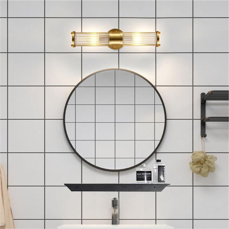 Lámpara de pared de la sala de estar post-moderna Luz de pared de fondo de cristal de lujo dormitorio pasillo de noche Amazon nuevo homedepot
