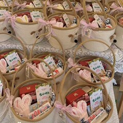 新型の番手犬の子供の綿の線はバケツを包んで赤ちゃんのお土産を包んでお返しします。