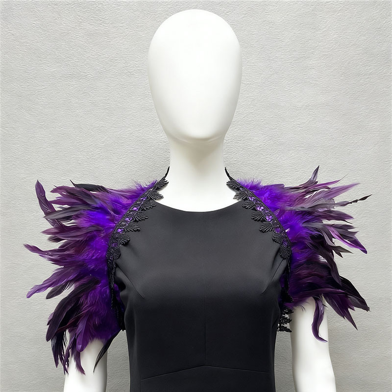 Amazon plumas mantel luchador show traje gladiador vestido estilo vikingo carnaval antiguo abrigo aristocrático TK