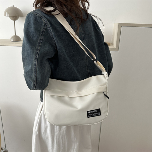 Oxford cloth large-capacity fashionable casual bag  summer new style single shoulder crossbody bag tutoring bag women's trendy bag