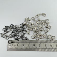 合金龙虾扣12mmDiy饰品扣枪黑色龙虾扣小钥匙扣狗扣C扣D扣三角扣