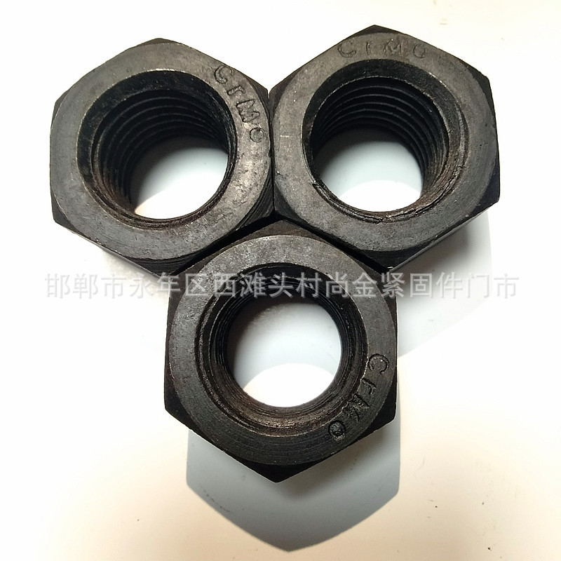厂家直销GB6170 GB6175 国标高强度8.8 10.9级螺母调质发黑螺帽