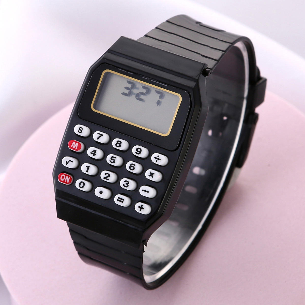 Reloj Digital con Calculadora Mini Portátil