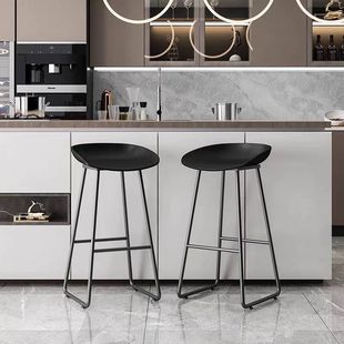 J8 Simple Modern Island Bar Chair Bar Chair High Scandinavian Bar Stool Home Restaurant Chair High Chair Stool G3