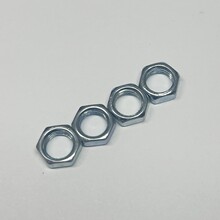 厂家产销冷镦机成型电子螺母超细牙六角薄螺母M6-P0.75*8对边*3厚