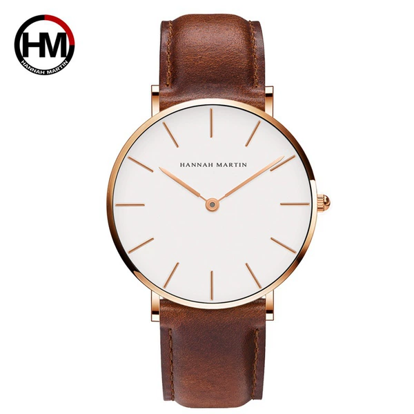 CB01FK rose gold shell brown belt