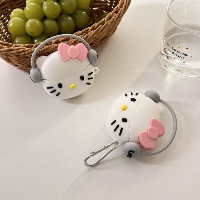 Подходит для Samsung galaxy buds3 защитный чехол pro беспроводной bluetooth наушники чехол котик Kuromi щенок