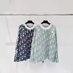 Nanyou Women's Autumn and Winter New Flocked Jacquard Vintage Sweater with Detachable Zipper Sleeves, Lazy Style Long Sleeve Coat