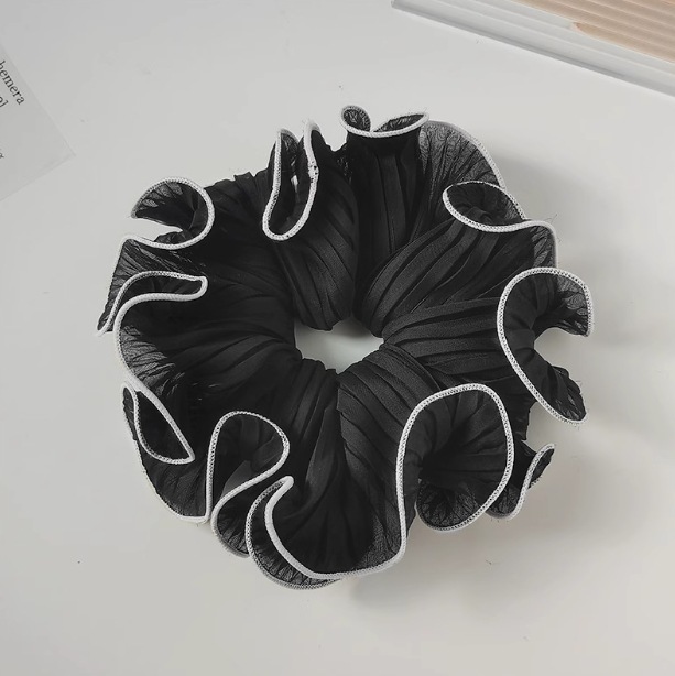 Cuerda para el cabello de intestino grueso retro francés para mujer, satén de alta gama, cuerda para el cabello coreana, cuerda para el cabello Mori, accesorios para el cabello, tocado grande