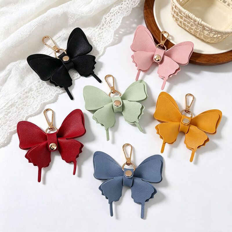 New faux butterfly leather pendant, versatile and simple, suitable for bags, keychains, and phone case accessories New faux butterfly leather pendant, versatile and simple, suitable for bags, keychains, and phone case accessories