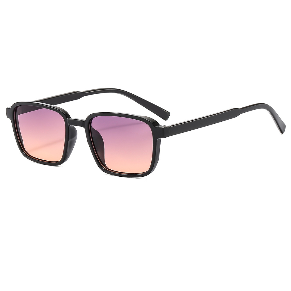 Black frame gradient purple powder
