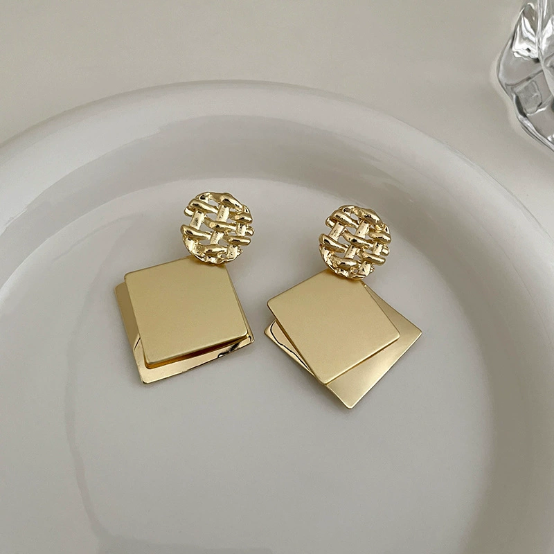 Earrings silver‑needle, simple elegant designs, lightweight, multiple styles and colors