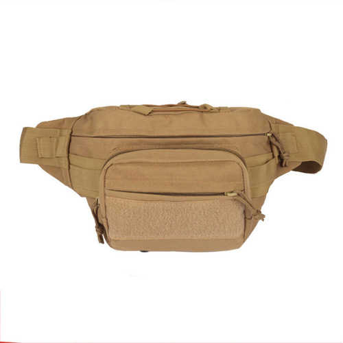 Factory wholesale camping and cycling outdoor waist bag, multifunctional waist bag, tactical camouflage waist bag, mobile phone waterproof bag