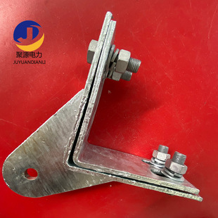 Corner Steel Tower Power Gold Tool Resistant Corner Fastening Wire Clamp Hot Galvanized Flat Iron NL Resistant Wire Clamp