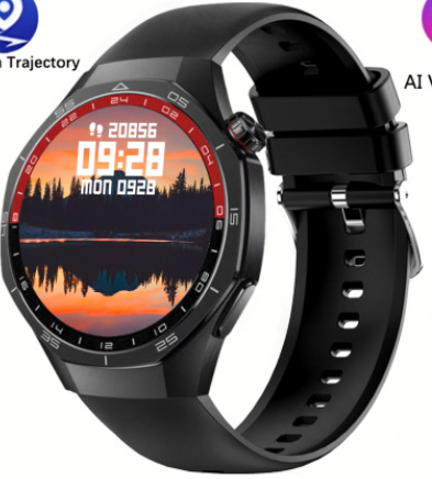 Bracelet connecté GT5pro - Idéal pour le sport et les activités de plein air avec fréquence cardiaque, podomètre, suivi du sommeil et appels Bluetooth_voghion.com
