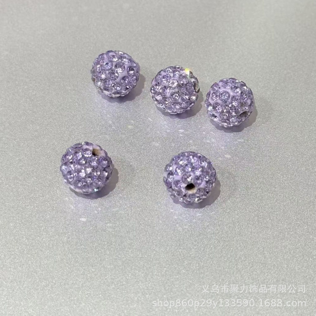 Bolas de barro de cerámica de alta calidad 4 / 6 / 8 / 10 Shambala barro de cerámica suave perlas de diamante de agua perlas de diamante de joyería DIY