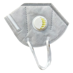 kn95 protective mask with breathing valve activated carbon dust mask anti-industrial dust breathable three-dimensional mask