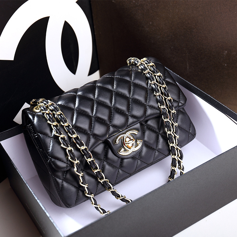 Genuine Leather Quilted Small Square Bag New Women's Versatile Crossbody Bag Summer Shoulder Bag 2026