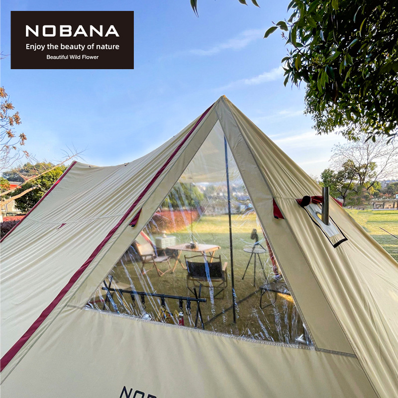 NOBANA al aire libre refugio tienda de campaña portátil gran espacio sombrilla dosel auto-conducción coche de viaje sala de estar tienda