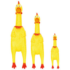 Manufacturer wholesale scream chicken funny scream chicken strange scream vent chicken chew-resistant teeth-grinding small dog cat sound pet